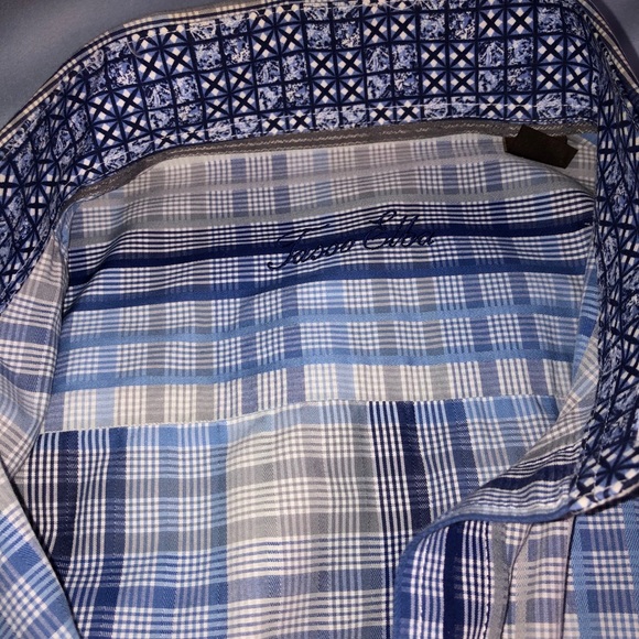 Tasso Elba LS Shirt L 16/16.5 - Picture 2 of 3